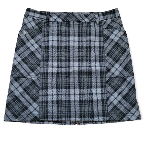 EDDIE Bower Plaid Skirt | size 8 - Picture 1 of 4